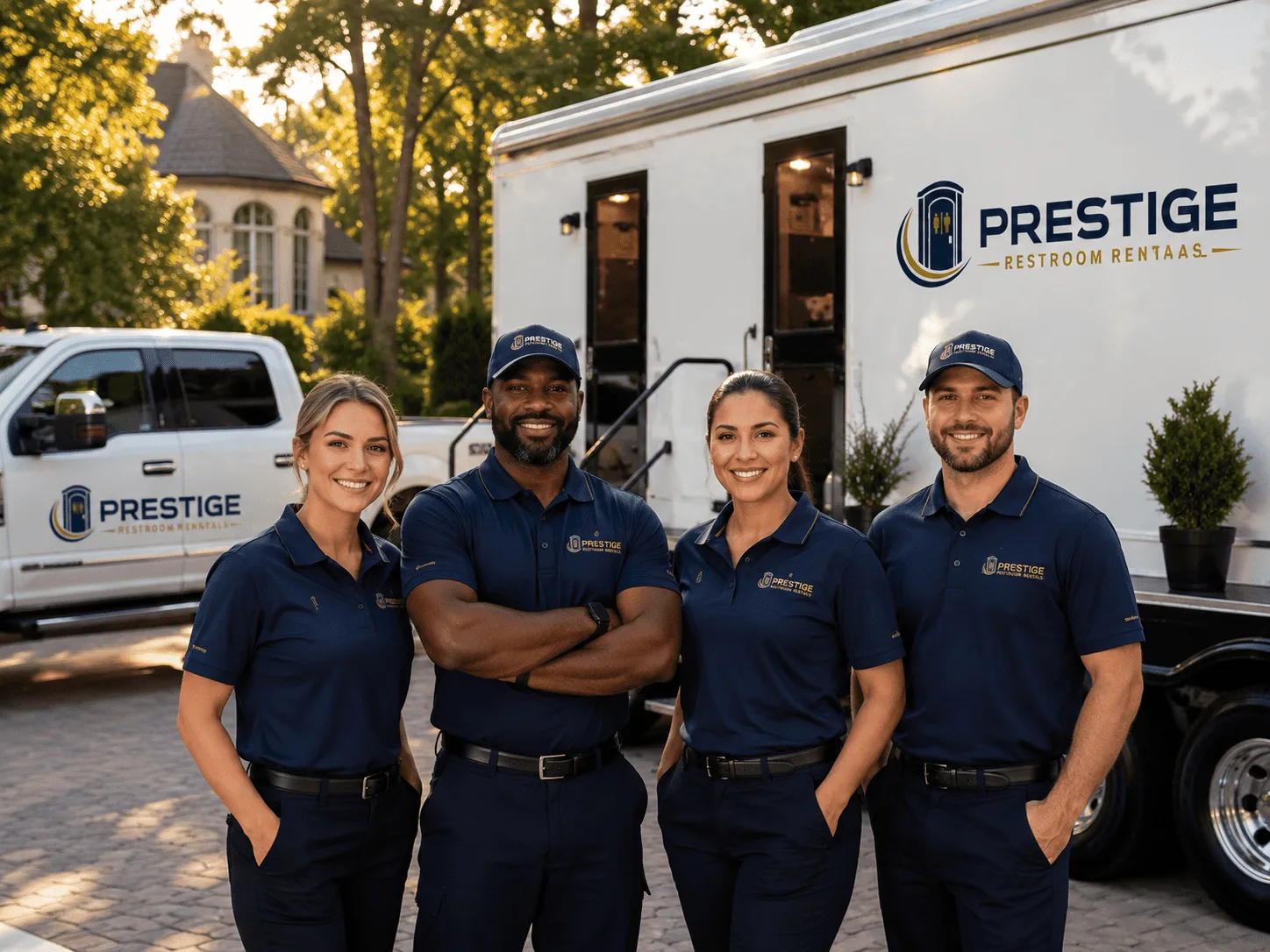 Trusted Luxury Portable Restrooms company in Volga, WV
